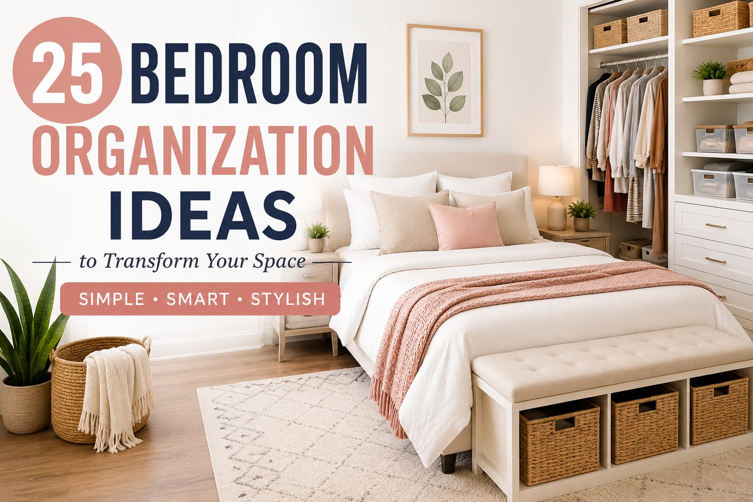 25 bedroom organization ideas for a clean and organized bedroom